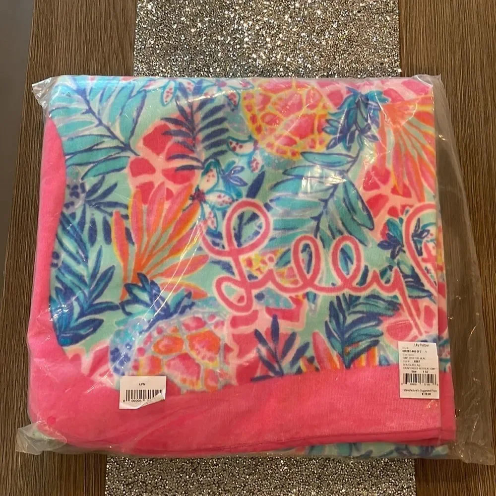 Lilly Pulitzer Shell Beach Towel ‎ Large 60